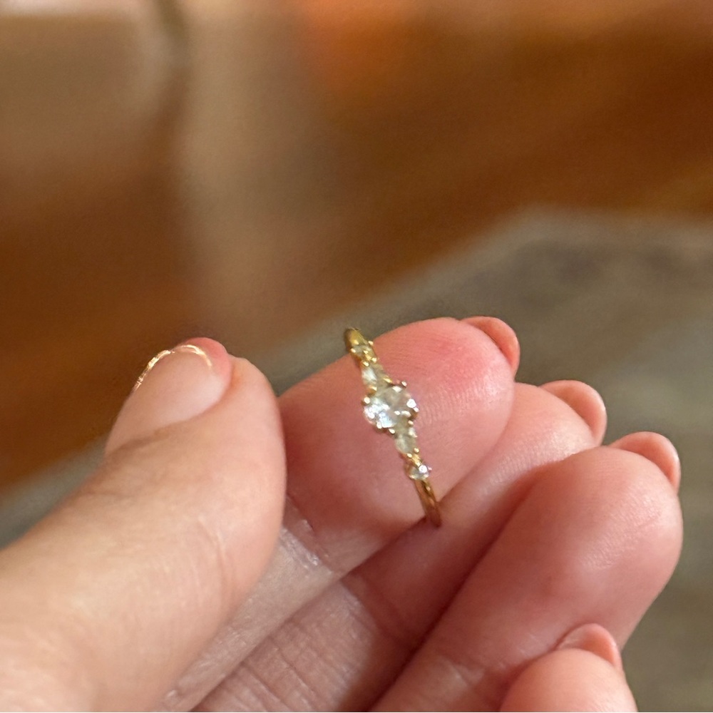Vintage Inspired Ring - Gold | Small Stacking Ring